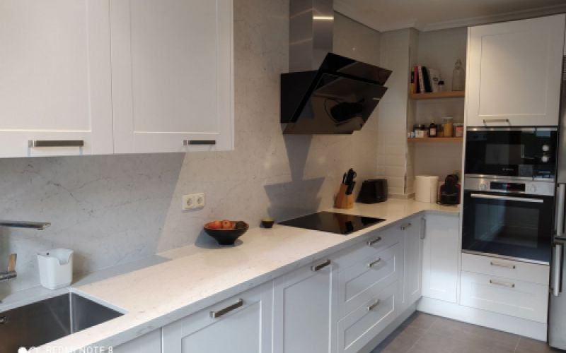 Proyecto de cocina personalizada en Valladolid realizado por Tecnimueble